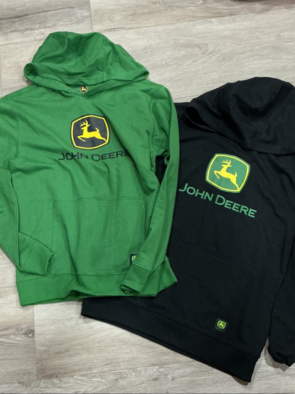 John Deere Green and Black Logo Pullover Hoodies